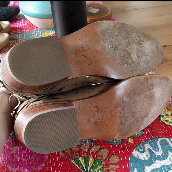 Musse and Cloud - Anise Brown Leather Booties 10M - Picture 3 of 6